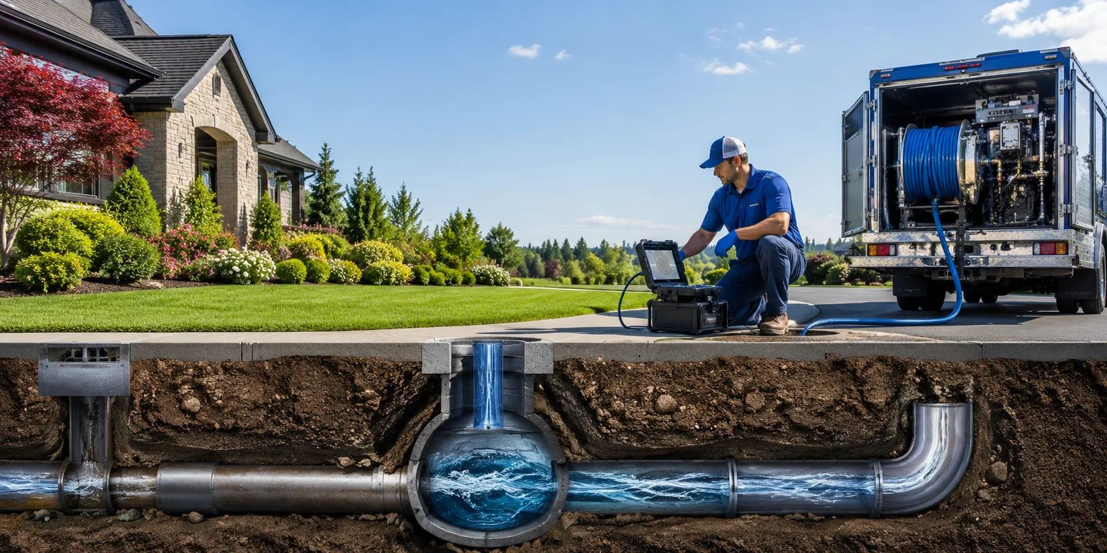 Drainage restoration information for La Plume, PA